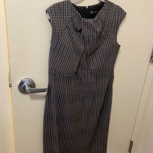 Pencil Dress with tweed Pattern